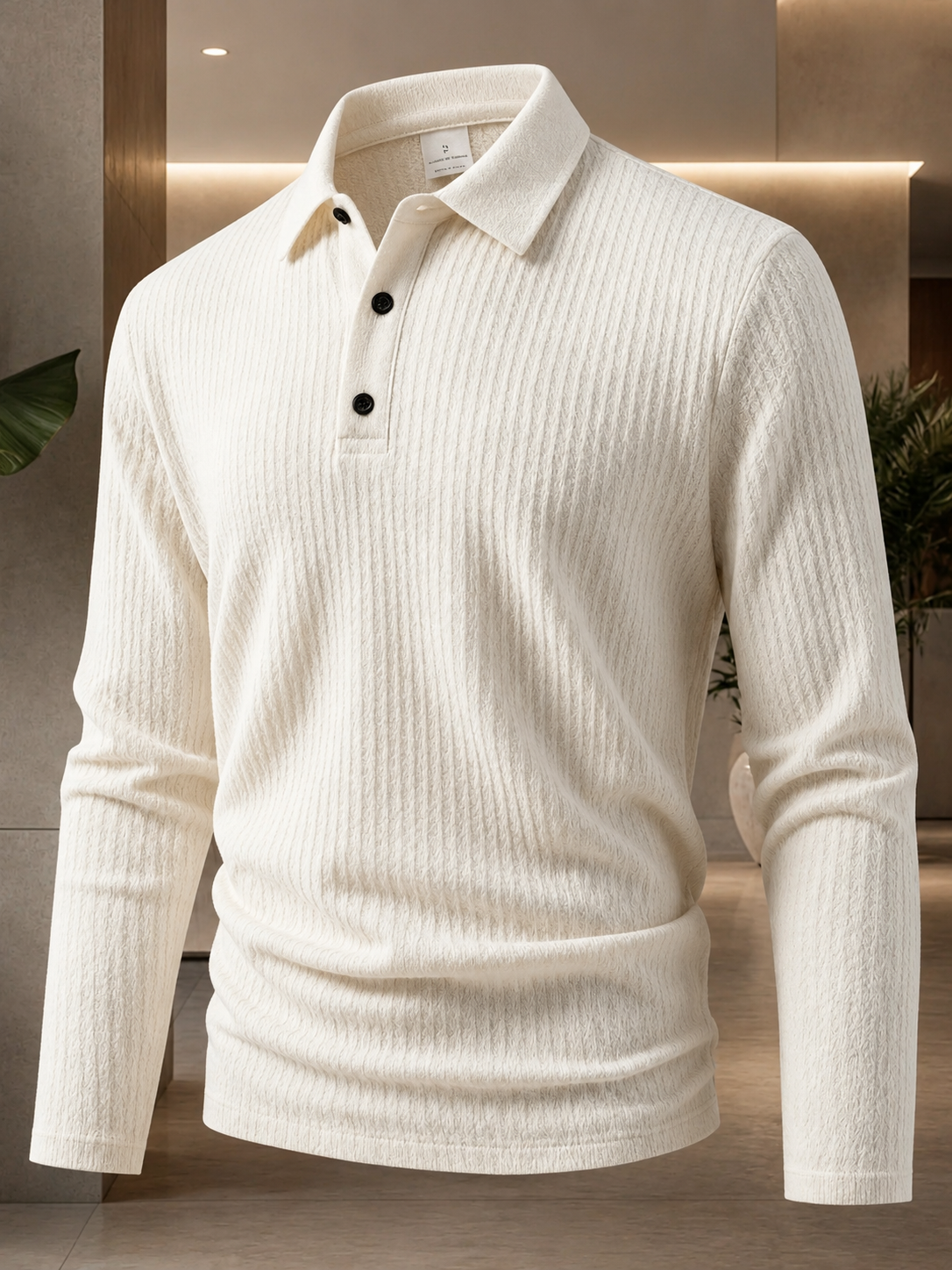 Polo Masculina Manga Longa Premium