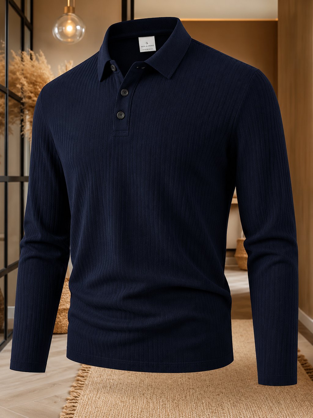 Polo Masculina Manga Longa Premium