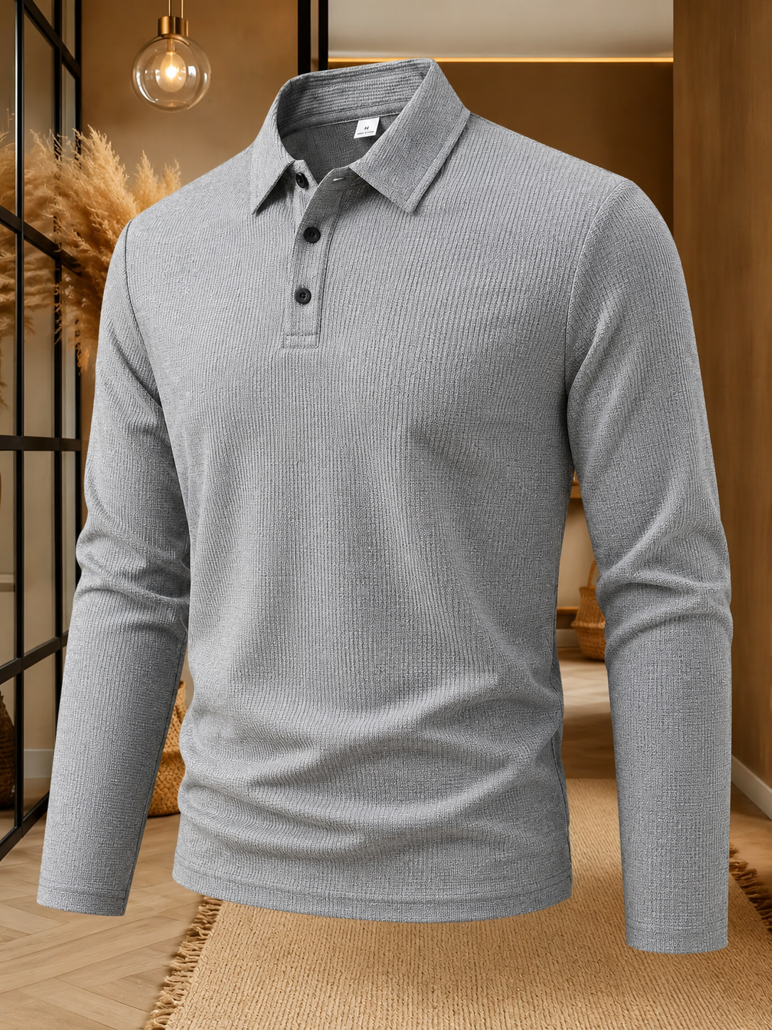 Polo Masculina Manga Longa Premium