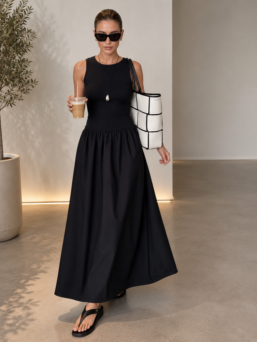 Vestido Longo Feminino Elegance