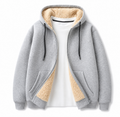 Casaco Masculino Everest Fleece com Capuz e Forro Sherpa
