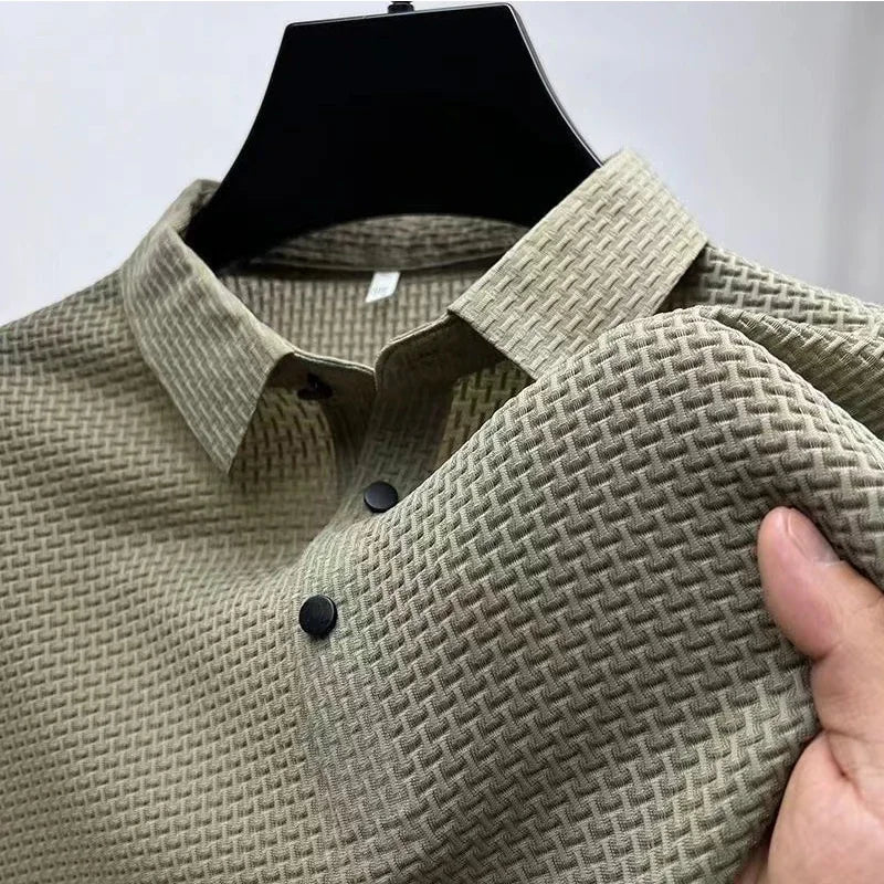 Polo Masculino Premium Texturizada