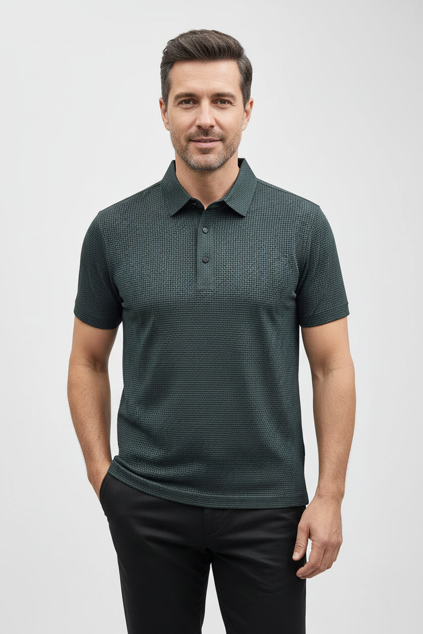 Polo Masculino Premium Texturizada