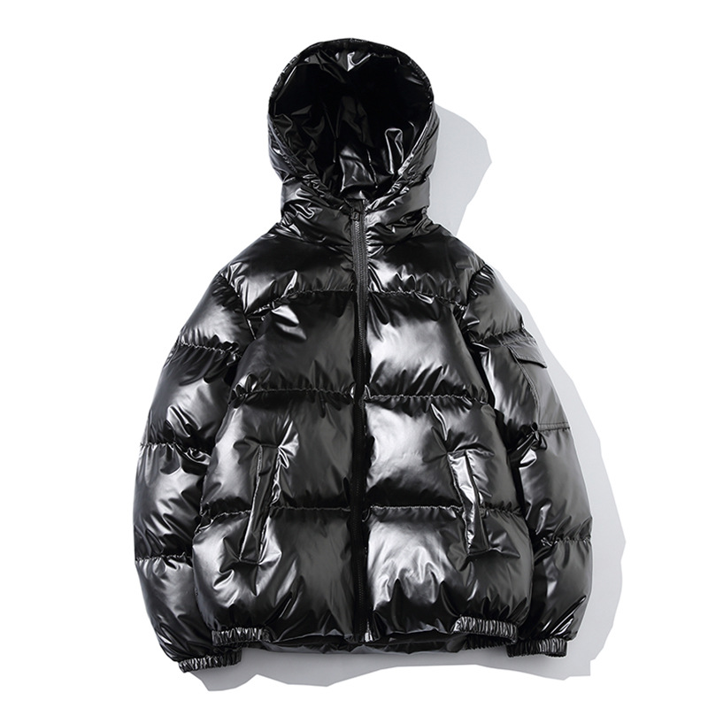 Casaco Puffer Masculina Ártico Silver com Capuz